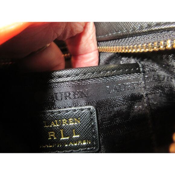 Lauren Ralph Black Lauren Winston Belt Bag Black Size S - Picture 7 of 7